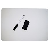 BOYD EDUCATIONAL WHITEBOARD WITH MARKER AND ERASER A4 BLANK