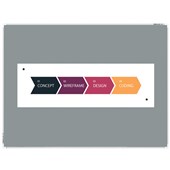 BOYD PINBOARD H1200 X W1800MM GREY