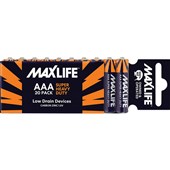 MAXLIFE BATTERY SUPER HEAVY SIZE AAA PACK 20