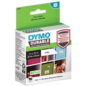 DYMO 1976411 LW DURABLE LABELS 25 X 54MM BLACK ON WHITE ROLL 160
