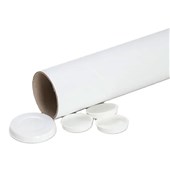 MAILING TUBE END CAP DIA76MM WHITE