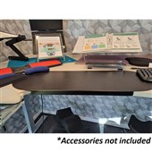 METRO DESK BRIDGE W800 X D290 X H2MM BLACK