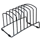 OKIN FILE RACK 7 SLOTS USHAPED BLACK