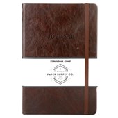 OSC HARDCOVER JOURNAL A4 192 LINED PAGES VINTAGE BROWN