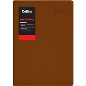 COLLINS DIARY RHAPSODY A51 CAPPUCCINO DAY TO PAGE ODD YEAR