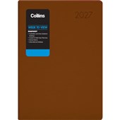 COLLINS DIARY RHAPSODY A53 CAPPUCCINO WEEK TO VIEW ODD YEAR