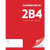 WARWICK 2B4 EXERCISE BOOK 7MM RULED LECTURE BOOK HARDCOVER 94 LEAF
