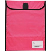 WARWICK HOMEWORK BAG HOOK AND LOOP W290 X H360MM MEDIUM PINK