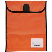 WARWICK HOMEWORK BAG HOOK AND LOOP W360 X H450MM XLARGE ORANGE