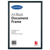 CARVEN DOCUMENT FRAME A3 BLACK