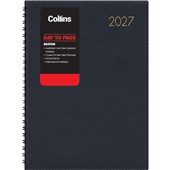 COLLINS DIARY BOSTON A51 NAVY DAY PER PAGE WIRO ODD YEAR