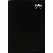 COLLINS DIARY MONTHLY PLANNER A4 ASSORTED COLOURS MONTH TO VIEW ODD YEAR